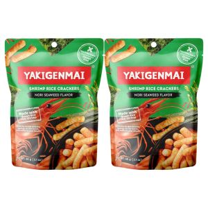 MAOWO | Shrimp Flavored Thai Brown Rice Snacks Non-Fried