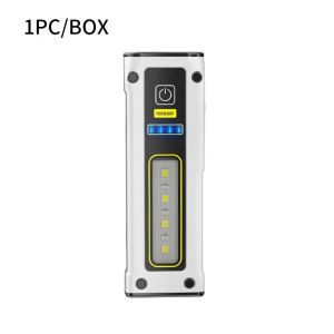 Đèn LED Làm Việc Siêu Sáng Móc Khóa Có Nam Châm Báo Động SOS Power Bank Đèn Pin Khẩn Cấp Chống Nước Thiết Kế MỚI