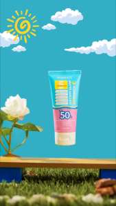 Animate Instant Glow Sunscreen Protection 60gr - Spf 50+ - Melindungi Dari Sina Uv - Menceraahkan - Melembabkan - Menyamarkan Garis Halus - Ratu Kosmetik Online