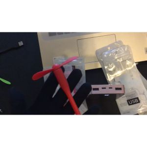 Quạt USB mini 2 cánh rời siêu mát - Quạt sử dụng cho điện thoại laptop cổng usb tiện dụng. -Lumbley