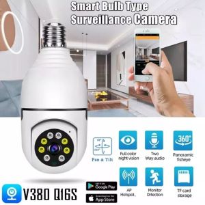 V380 Pro buy 1 take 1 CCTV Camera Quickly Connect Cellphone 8MP Smart HD 1080P Bulb Camera 360°PTZ Control two-way audio and speaker night vision Motion Detection Baby Monitor waterproof remote surveillance camera Video Playback IP Camera indoor outdoor