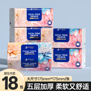 กระดาษเช็ดหน้าจิโด้ ขนาดใหญ่ หนา 5 ชั้น บรรจุกล่อง 400 แผ่น กระดาษชำระ กระดาษเช็ดหน้าสำหรับใช้ในบ้าน เหมาะกับการใช้งานในรถยนต์