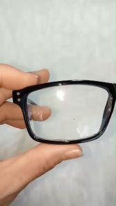 FREE CASE - Kacamata Baca Lensa Plus (+)1.00 s.d (+)3.00 - Kacamata Untuk Wanita Dan Pria Dewasa Rabun Dekat - Frame Hitam Lensa Bening- Gaya Casual Terkini - FREE CASE