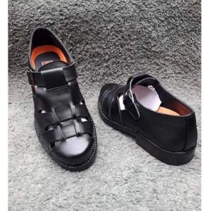 Sepatu Sandal Pria Kulit Sandal Brongsong Pria berlubang Sandal Sepatu kulit BROS UP PREMIUM