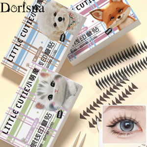 Dorisna 168/210pcs Realistic Eyeliner Sticker Lazy Eyeliner Stamp Natural Black Brown Beginner-Friendly Waterproof Sweat-Resistant Eyeliner Tool
