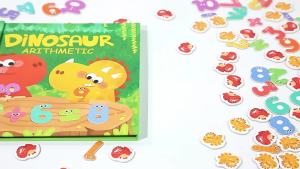 Sách Toán Học Khủng Long Từ Tính Montessori Dành Cho Trẻ Em - Đồ Chơi Giáo Dục Giúp Học Cộng Trừ Và Phân Tích Số Cho Trẻ 3-12 Tuổi