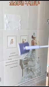 พร้อมส่ง ไม้ถูพื้นดันฝุ่นขนาดเล็ก ใช้บนกระดาษผ้า กระดาษใช้แล้วทิ้ง เหมาะสำหรับใช้กับผนัง หรือหน้าต่าง