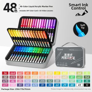Touch mark | Soft Tip Straight Liquid Non-see-through Stackable Art Markers