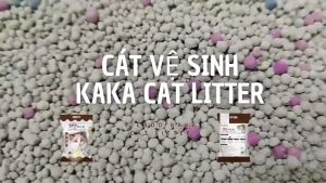 Cát vệ sinh Mèo Kaka cat litter 9L hương Cà Phê siêu thơm khử mùi và vón cục nhanh