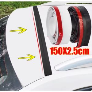 Car Trunk Lid Sealing Strip Universal SUV MPV Sedan Roof Lid Gap Dustproof Waterproof Noise Reduction Anti-Aging Rubber Strip