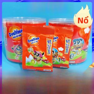 Chocolate Malted Milk Snack 150g Ovaltine IQ Beans Bucket Old Fashioned Lollipop Candy Smart Beans Malted Milk Snack