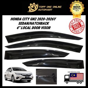 HONDA CITY GN2 2020-2026Y SEDAN/HATCHBACK 4" LOCAL DOOR VISOR (MADE IN MALAYSIA)