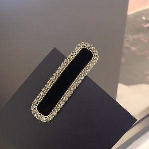 Korean Style Versatile Rhinestone BB Hair Clip Trendy Side Bun Pin Young Girls Fashionable Hair Accessories