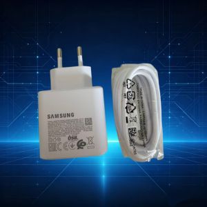 Samsung | Original Samsung 45W Super Fast Charger USB-C EU/US Adapter Compatible with Samsung Galaxy S26/S25/S24/S23/S22/S21 A56/A57/A55