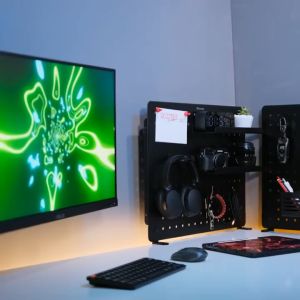 Bảng treo đồ Pegboard HyperWork Aster | PG02 (Đen/Trắng/Đỏ) - Hàng chính hãng