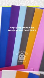 Lembaran Eva Foam Paper Art Ukuran A5 & A6: Bahan Keterampilan Kualitas Bagus Untuk DIY