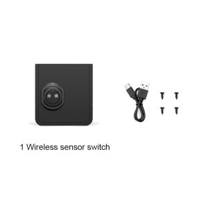 Wireless Moveable PIR Motion Sensor Switch USB Rechargeable DC12V-24V Work With Receiver Multi-pieces Linkage Use For LED Light