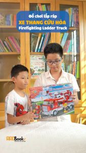 Đồ chơi lắp ráp Xe thang cứu hỏa - Di chuyển vươn dài - CAO CẤP CỠ LỚN (290 pieces)