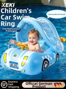 Anti-Flip Sunscreen Baby Swimming Ring