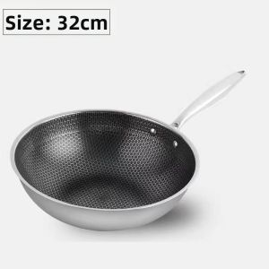 Non-stick Smoke-less Frying Pan Stainless Steel