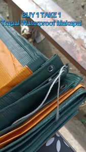 JUMBO trapal waterproof makapalf Large size16x26FT makapal trapal waterproof heavy duty tolda makapal original room outdoor waterproof cloth shade sunscreen heat insulation Anti-corrosion Anti-aging