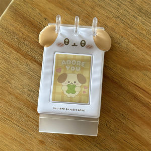 Ins Cute Puppy Photo Album Display Stand 3-inch Idol Album Card Protective Case Desktop Ornament Star Chasing Fans Gift