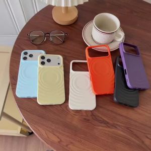 Ốp Lưng Điện Thoại Không Dây Sạc Từ Tính Cho iPhone 17/16/15/14/13/12/11 Pro Max Air Plus Chất Liệu Silicon Tích Hợp Bảo Vệ Magsafe