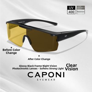 CAPONI | Cycling Adjustable Over Prescription Polarized Sunglasses