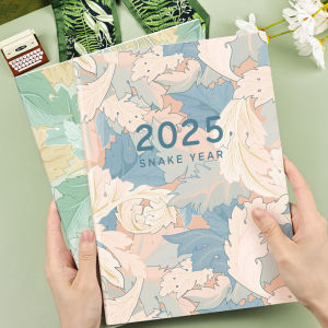 2027 A4/45 Agenda Planner Organizer Calendar Diary Monthly/Daily/Week Plan Notebook Efficiency Handbook Lightweight and Portable Sketchbook Stationery