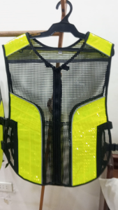 PNP Reflectorized Vest Big Net Police Reflectorized Vest Rubber Net Big with Patches and Name Cloth