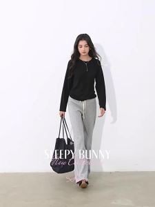 American Retro Loose Cozy Thickened Flare Pants