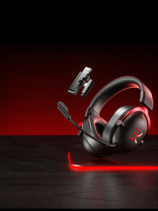kinyo | Wireless Gaming Headset Head-Mounted 2.4G Quad-Mode Bluetooth 7.1