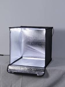 Studio Photography Light Box Folding Studio Light SoftBox Small LED Light  Desktop Photo Equipment Picture Background