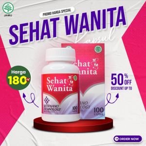 Obat Keputihan Keputihan Bau Keputihan Banyak Keputihan Coklat Keputihan Gatal Dengan Sehat Wanita Kapsul Isi 50 Legalitas BPOM & HALAL MUI