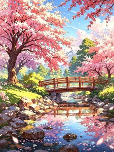 HUACAN Diamond Painting Bridge Landscape Diamond Mosaic Nature Garden Handicrafts Unique Gift 5d Diy Full Drill Rhinestones