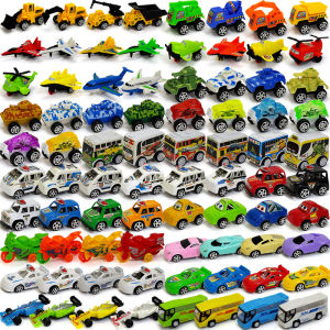 50 PCS Cute Mini Pull Back Car Toys Set for Kids Engineering Truck Car Toys Police Car (5 peso only)