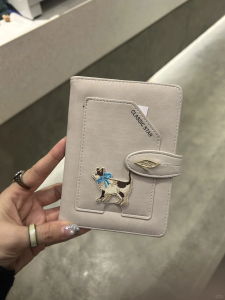 เคสหนังแบบพกพาแบบอินเตอร์เฟซเดียวสำหรับหนังสือเดินทางและใบขับขี่ 2025 ใหม่ หนัง PU นุ่ม สไตล์เกาหลี สำหรับเยาวชน