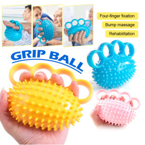 Hand Grip Ball Four Finger Hand Therapy Exercise Ball Elderly Finger Trainer for Stroke massage Grip Ball Strength Recovery Training
