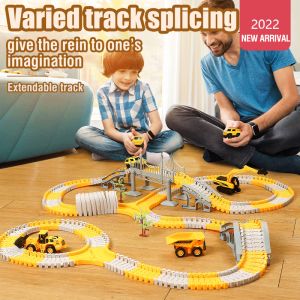 【SG Seller】Truslink Toy Kids Assembly DIY Railway Racing Car Toy Educational Puzzle Train Track Early Learning Cars Toy Kids Gift Child Gift Children Birthday Gift Christmas Gift