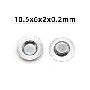 20 ~ 100Pcs 18650 Lithium Battery Spot Welding Cap Alternative Negative Electrode Flat Head Gasket DIY Batteries Accessories