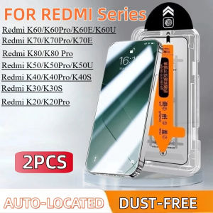 2Pcs For Redmi K80 Pro K70 K60 K50 Ultra K40 K30 K20 Pro K30S K70E K60E K40S K30i Tempered Glass Screen Protector Easy Kit
