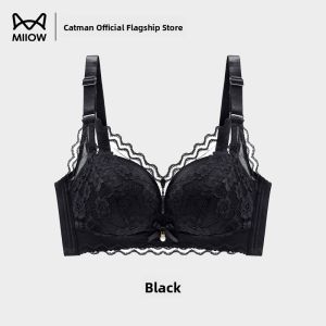Miiow | Push-up Enlarging Seamless Adjustable Underwire-free Bra with Side Support and Anti-sagging Lace