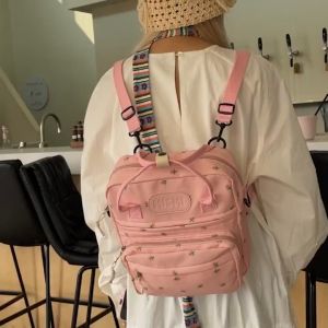 Mismi Kana Bag Tas Wanita 3 in 1 Selempang | Ransel | Handbag Perempuan Korea Tahan Air Trendy - 42K