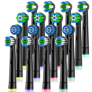 16pcs Replacement Heads Compatible with Oral B Professional Electric Toothbrush Heads with Pro 1000/1500/7500/3000/7000