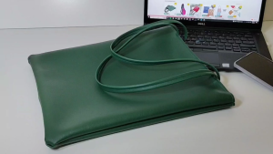 LOVERY Tote Bag Wanita Tas Totebag Kulit Muat Laptop Kuliah Tutup Resleting | TAS SAKU POLOS ( PBQ51 7 )