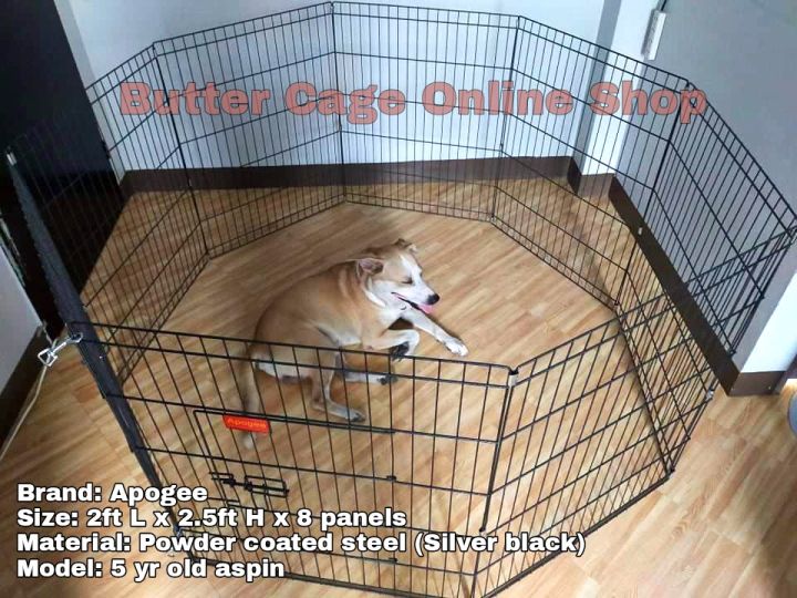 Apogee 30 inches Medium height panel dog fence/playpen