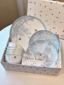 MODERN SWEETHOME | Bone China Chinese Style High-End Dinnerware Set