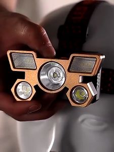 ไฟหน้าแบบลำแสงที่แข็งแกร่งแบบชาร์จไฟได้ สว่างเป็นพิเศษระยะไกล