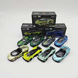 TSC1:64 Alloy Car Model Aston Martin Bugatti Simulation Childrens Toy Decoration Collectible Item Non-Radio Controlled Vehicle