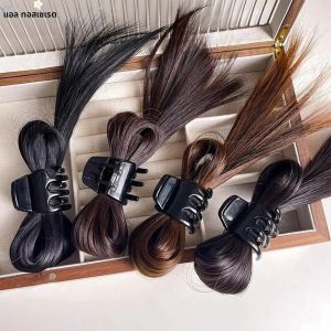 EAST วิกผมสังเคราะห์ Half-tie Claw ผมคลิปผมไก่คลิปปูวิกผมคลิปผมหางม้าสูงอุปกรณ์เสริมผม